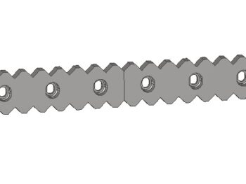 Gegenmesser Satz 4-teilig 98 x 25 x 1792 mm - 002-040042