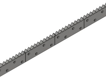 Gegenmesser Satz 4-teilig 170 x 35 x 1984mm / 40 002-Z40138